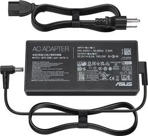 180W Fit for Asus ROG Zephyrus G14 G15 GA502 GA401 Asus TUF Gaming A15-FA506 A17-FA706 ASUS zenbook pro14 20V 9A AC Adapter 6.0x3.7mm ADP-180TB H ASUS 180W Charger