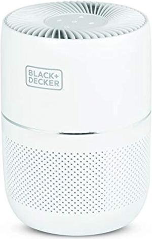 BLACK+DECKER Tabletop Air Purifier - 3-Stage Filtration System - HEPA Air Purifiers for Home