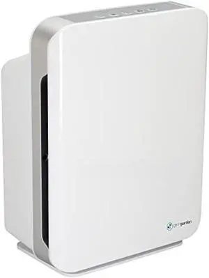 Germ Guardian AC5900WCA 21 4-in-1 True HEPA Filter Air Purifier for Home, Large Rooms, UV-C Sanitizer, Filters Allergies, Smoke, Dust, Pet Dander, & Odors, 3-Yr Wty, GermGuardian, White