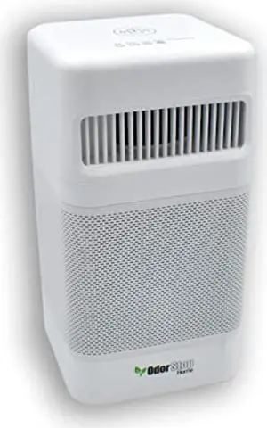 OdorStop OSAP2W HEPA Air Purifier for Areas up to 300 sq ft with USB Charger, White