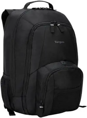 Targus 16 Inch Groove Laptop Backpack, Black - Fits Most Laptops up to 16, Water Resistant Travel Backpack for Business Commuters, College, and Travel (CVR600)