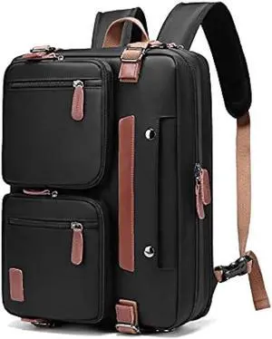 MOLNIA 3 in 1 Laptop Backpack, 17.3 inch Computer Bags for Travel Bussiness School Men Women, Black