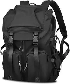 BJIAX Vintage Laptop Backpack for Men & Women, 30L Water Resistant College Backpack Fits 15.6 Inch Computer and Laptop, Casual Backpack for Work, Daily, Travel