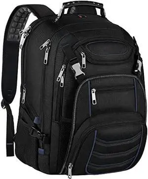 SINVICKO 18.4 Inch Laptop Backpack, Extra Large Travel Backpack with USB Charger Port for Men Women, 60L Big Capacity Heavy Duty Computer Bag TSA Friendly RFID Anti Theft Pocket Durable Backbag