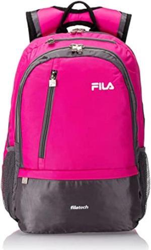Fila Duel Tablet and Laptop Backpack, Pink, One Size