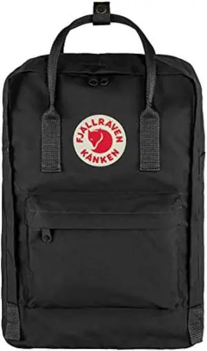 Fjallraven Women's Kanken 15 Laptop Backpack, Black, One Size Fjallraven Women's Kanken 15 Laptop Backpack, Black, One Size