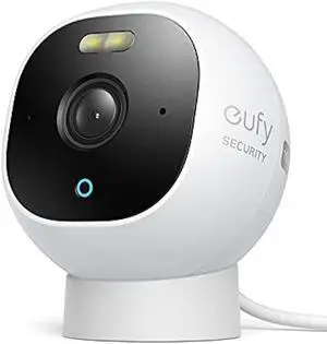 eufy Security Outdoor Cam E210, All-in-One Security Camera with 1080p Resolution, Spotlight, Color Night Vision, No Monthly Fees, Wired Camera, IP67 Weatherproof, Motion Only Alert