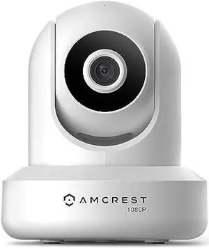 Amcrest 1080P WiFi Security Camera 2MP Indoor Pan/Tilt Wireless IP Camera, IP2M-841W (White)