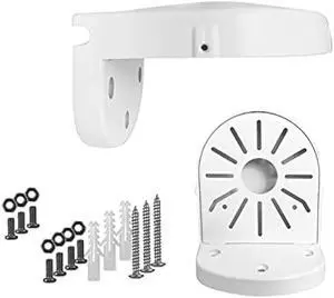 WiTi Universal Wall Mount Bracket for Dome Security Camera,Deep Base Junction Box Cable Management Mounting Case, CCTV IP Surveillance Cameras Holder Metal Solid Powder Spray Coating