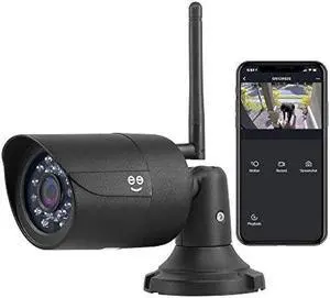 Geeni Hawk 2 Outdoor Cameras for Home Security, Wired Security Camera, Waterproof, Alexa and Google