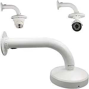 compcctv Security Camera Mount Bracket, Dome Camera Mount Universal Camera Wall Mounting Bracket for CCTV Security Camera/IP Camera, J Type (12.5 INCH)