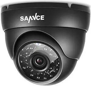 SANNCE 960H Dome Security Camera, 800TVL CCTV Surveillance Camera with 100ft Night Vision, IP66 Waterproof for 960H,720P,1080P,5MP,4K Analog Security DVR, No Power Supply and Cable, Only a Camera