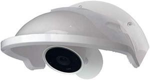 Universal Sunshade Rainshade Camera Cover Shield for Outdoor Nest/Nest IQ Camera - White