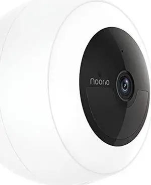 Noorio B310 Outdoor Wireless Security Camera 2K Resolution, Battery Powered Camera for Home Security, Color Night Vision with Ultra-Bright Spotlight 16GB Local Storage Work with Alexa (No Magnetic)