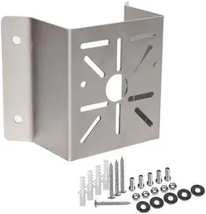 WiTi Universal Corner Mount for Security Camera, Stainless Steel Mounting Corner Bracket for Wall Mount Corner, Suitable for CCTV Cameras LED Wall/Stage Lights, Solar Panels (Small Size)