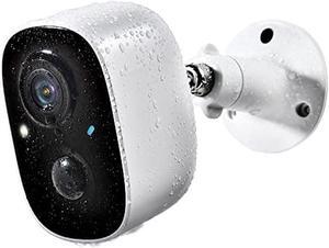 Security Camera Wireless Outdoor, 2-Way Talk Battery Powered Wi-Fi Cameras for Outside and Indoor 1080P Night Vision AI Motion Detection Spotlight Siren Alarm IP65 Weatherproof