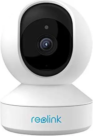 REOLINK Wireless Security Camera, E1 3MP HD Plug-in Indoor WiFi Camera for Home Security/Baby Monitor/Pets, Smart Detection, Local Storage, Pan Tilt, Night Vision, Works with Alexa/Google Assistant