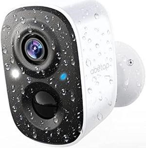 Security Cameras Wireless Outdoor, 1080P WiFi Camera Outdoor Wireless w/Color Night Vision, AI/PIR Detection, 2-Way Talk, Cloud/SD, Weatherproof, Battery Powered Outdoor Cameras for Home Security