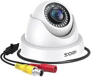 ZOSI 1080p Dome Security Cameras (Hybrid 4-in-1 HD-CVI/TVI/AHD/960H Analog CVBS),2MP Day Night Weatherproof Surveillance CCTV Camera Dome Outdoor/Indoor,Night Vision Up to 80FT