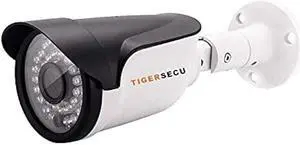 TIGERSECU Super HD 1080P Hybrid 4-in-1 Security Camera with OSD Switch, for TVI/CVI/AHD/D1 DVR, Weatherproof for Indoor/Outdoor Use (Power Supply and Coaxial Cable Sold Separately)