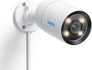REOLINK CX410 2K PoE Security Camera Outdoor with F1.0 Aperture, True Color Night Vision, 1/1.8 Image Sensor, Adjustable Warm Light, Human/Vehicle/Pet Detection, Built-in Siren, 2-Way Talk