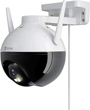 EZVIZ Outdoor Camera Pan/Tilt/Zoom, 360° Visual Coverage, 1080P WiFi Security Cam, IP65 Waterproof, Color Night Vision, AI-Powered Person Detection, Support MicroSD Card up to 256GB | C8C