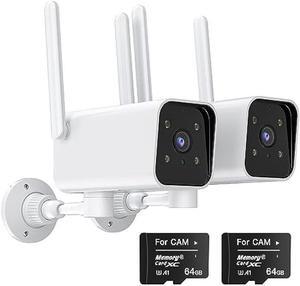 Menggood Security Camera Outdoor, 3MP PTZ Outdoor Cameras for Home Security, 2.4G Wired WiFi Camera with Motion Detection, Spotlight Siren Alarm, Color Night Vision, Two-Way Audio, IP65 Waterproof