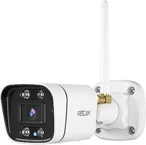 FOSCAM 5MP 3K Security Camera Outdoor, V5P 5G/2.4GHz WiFi Camera for Home Security, Two Way Audio, 66ft Color Night Vision, FOV 110°, Work with Alexa