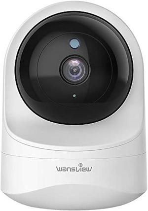 Wansview Baby Monitor Camera, 1080PHD Wireless Security Camera for Home, WiFi Pet Camera for Dog and Cat, 2 Way Audio, Night Vision, Works with Alexa Q6-W