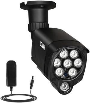 LONNKY LED IR Illuminator Wide Angle 8-LEDs 90 Degree 100Ft IR Infrared Flood Light for CCTV Security Cameras, IP Camera, Bullet Camera, Dome Camera, Suitable for Outdoor and Indoor Use