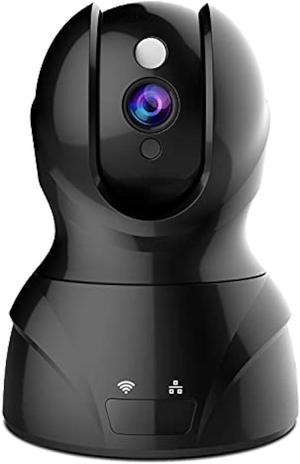 Syeh Security Camera Pet WiFi Camera Indoor Wireless 1536P IP Camera Full BlackP