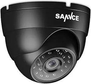 SANNCE 1080p CCTV Security Camera, Dome Surveillance Camera with 100ft Night Vision, IP66 Waterproof for 960H,720P,1080P,5MP,4K Analog Security DVR (No Power Supply and Cable, Only a Camera)