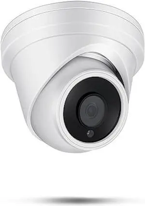 Compatible for Hikvision 8MP PoE IP Camera,High Compatibility 4K Outdoor Security Turret Camera with Human/Vehicle Detection,2.8mm Lens,Built-in Mic,H.265+,WDR,98ft EXIR 2.0 Night Vision,IP67