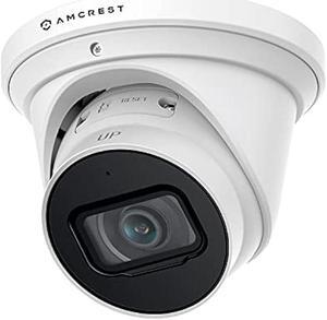 Amcrest 4K Optical Zoom AI IP PoE Camera, Varifocal 8MP Outdoor IP POE AI Camera Turret, Face Detection, Human/Vehicle Detection, 2.7mm~13.5mm Lens, IP67, 5X Optical Zoom (IP8M-VT2879EW-AI)
