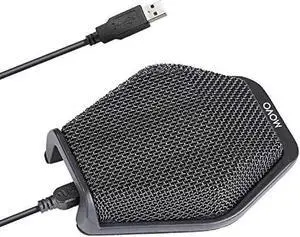 Movo MC1000 Conference USB Microphone for Computer Desktop and Laptop with 180° / 20' Long Pick up Range Compatible with Windows and Mac for Dictation, Recording, YouTube, Conference Call, Skype