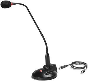 Sound Tech GN-USB-2 18 Inch Professional Uni-Direction Noise Canceling Gooseneck Stereo Microphone with 10 FT USB Cord