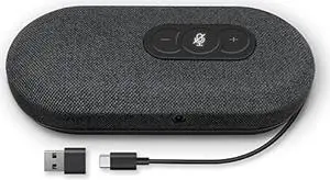 RayBit USB Speakerphone, Conference Computer Speakers with Microphone for Home Office Calls, 360 Degree Enhanced Voice Pickup, Noise Reduction, Echo Cancellation, Compatible with Zoom, Teams, Skype