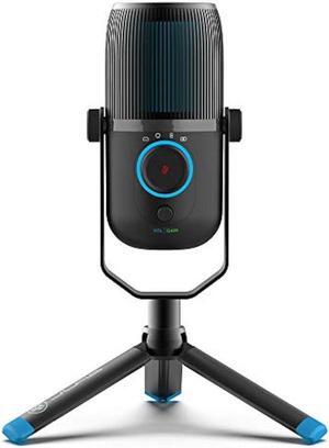 JLab Talk USB Microphone | USB-C Output | Cardioid, Omnidirectional, Stereo or Bidirectional | 96k Sample Rate | 20Hz - 20kHz Frequency Response | Volume, Gain Control, Quick Mute | Plug & Play
