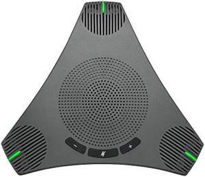 Conference Speaker and Microphone, iTOPVIS 360°Omnidirectional Speakerphone Intelligent DSP Noise Reduction for Video Meeting/Business Conference, USB Plug & Play Compatible with Windows/Mac OS X