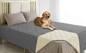 Ameritex Waterproof Dog Bed Cover Pet Blanket with Anti-Slip Back for Furniture Bed Couch Sofa
