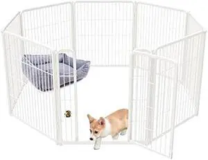 FXW HomePlus Dog Playpen Designed for Indoor Use, 32 Height for Medium DogsPatent Pending