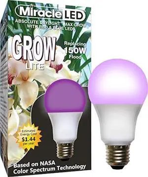 Miracle LED Absolute Daylight MAX Red & Blue LED Grow Lite - Replaces up to 150W