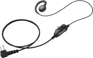 AEH3000-M1 Swivel C-Shape Style Earpiece with PTT for Motorola CP200D CP100D R2 DEP450 BPR40D CP200 CP185 BPR40 CLS1410 CLS1110 DTR700 DTR650 RDU4100 RDU4160D RMU2040 RMU2080D CLS