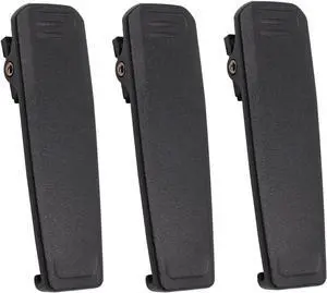 Replace MB-133 Belt Clip Compatible for ICOM Walkie Talkie IC-A16 IC-A16E IC-F1000/F2000 IC-F1100/F2100 IC-F3400/F4400 IC-F29SR Series BP-278 BP-279 BP-280 BP-283 BP-284 Battery Belt Clip 3PCS