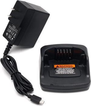 Kymate Rapid Charger PMLN6394A Compatible for Motorola RMU2040 RMU2043 RMU2080 RMU2080D RMV2080 RMM2050 XT420 XT460 Radios PMLN6394 PMNN4434 PMNN443A PMNN4434AR PMNN4453 Desk Charging