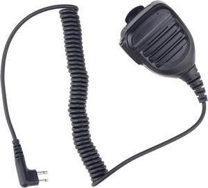 KEYBLU Waterproof Handheld Speaker Microphone Compatible with Motorola Walkie Talkie CP200 CP200d CLS1410 CLS1110 CLS1413 CLS1450 Radio