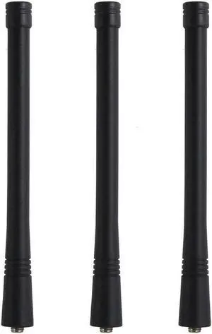 NAD6502AR Antenna Compatible for Motorola HT750 HT1250 CP200 CP200D CP040 CP140 CP150 CP160 CP180 CP185 EP450 PR400 P1225 PRO3150 PTX600 PTX700 Radio VHF 146-174 Mhz (3 Pack)