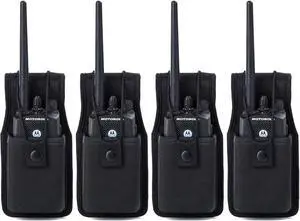 LUITON Universal Radio Case Two Way Radio Holder Universal Pouch for Walkie Talkies Nylon Holster Accessories for MOTOROLA MT500, MT1000, MTS2000 and Similar Models(4pack)