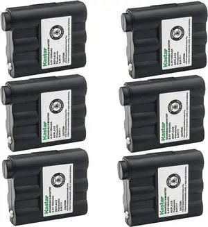 Kastar 6-Pack Two-Way Radio Battery Ni-MH 6V 1000mAh Replacement for Midland BATT5R, BATT-5R, AVP-7, AVP7, HH54, HH54VP, HH54VP2, XT511, XF511 PBATL/G7, GXT-300, GXT-310, GXT-740