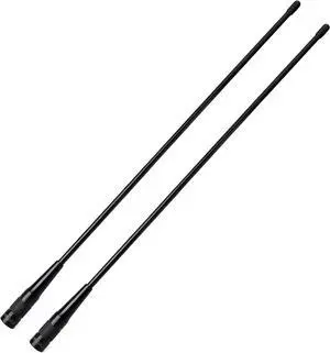 Dual Band SMA Male 144/430mhz Flexible Whip Handheld Antenna Soft for Ham Two Way Radio for YAESU VERTAX VX-3R VX-5R PUXING WouXun Walkie Talkie 2pcs